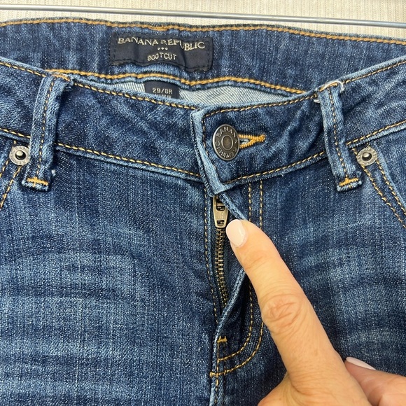 Banana Republic Women’s Size 8 Low Rise Boot Cut Jeans - Picture 4 of 11